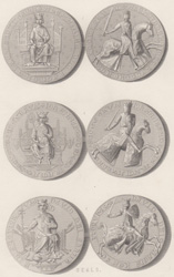 Seals of Alexander III, of John Baliol, of David II